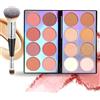 Joyeee 16 Colori Blush Illuminante Contorno Makeup Palette con Pennello, Palette per Fard e Bronzer in Polvere, Trucco Professionale per la Bellezza del Viso