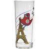 PARIS 2024, CJO4401 - Set di 3 bicchieri per tubo mascotte trilogia, 20 cl, prodotto ufficiale sotto licenza, design moderno, ideale per cocktail, perfetto per la casa, lavabile in lavastoviglie