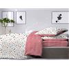 CALITEX - Parure da 3 Pezzi, 240 x 220 cm, Motivo Terrazzo, in Cotone, Multicolore, 240 x 220 cm