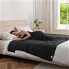 Good Nite Coperta ponderata per adulti, antistress, coperta pesante per sensi calmi (grigio, 8 kg, 150 x 200 cm)