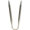 Addi CraSyTrio 26 cm 8.00 mm - Set di Ferri Circolari Oro e Argento