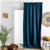 HomeMaison.com Tenda isolante - Tenda termica - Tenda oscurante - Tenda blu pavone - Tenda 140 x 260