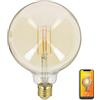 KOZII KRFDE470B125ACCT - Lampadina a LED collegata a filamento E27 G125 trasparente