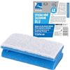 La Briantina Spugne Sagomate Salvamani Mimì 4 Pezzi, Fibra Abrasiva Antigraffio Accoppiata con Spugna Sintetica, 13,5x7x4 cm, Colore Blu