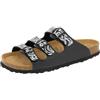 Lico Bioline Lady Soft, Sabot donna, Nero (Nero/Weiss), 40 EU (6.5 Damen UK)