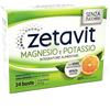 ZETA FARMACEUTICI SpA Zetavit Magnesio e Potassio Senza Zuccheri - Integratore alimentare di sali minerali - 24 buste