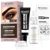 REVERS COSMETICS Tinta Sopracciglia Castano Scuro con Olio di Argan e Olio di RIcino (Omega 6, Carotene, Vitamine A, E, F,) Risultato Naturale, Dura Fino a 4 Settimane, 15+ Applicazioni