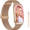 ECOSOON Smartwatch Donna, Orologio Smartwatch Donna Impermeabile IP68 Contapassi Polso Donna con Cardiofrequenzimetro, SpO2, Sonno, 123 Sportivo, Smart Band Orologio Fitness Donna per Android iOS