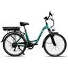 EMG City Bike EMG Funny 250W Telaio 17" Ruota 26" Freni V-Brake Cambio Shimano Batteria 36V 13AH Verde Petrolio - CY26A13