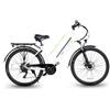 EMG City Bike EMG Queen 26 250W Telaio 17" Ruota 26" Freni a Disco Cambio Shimano Batteria 36V 10AH Bianco - CY26ABI01