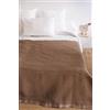 Toison d'or Coperta Volta in lana Woolmark, 180 x 240 cm, misura grande, camoscio