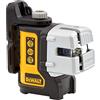 DEWALT DW089CG-XJ - Livella Laser Autolivellante a 2 Linee Trasversali (Linea Orizzontale e Verticale + Laterale Verticale) - VERDE