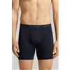 Intimissimi Boxer Lungo In Microfibra Blu