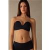 Intimissimi Reggiseno Laura Fascia In Microfibra Nero