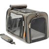 PiuPet® Trasportino Gatti Grande e Cane Taglia Piccola, Morbido Fino a 10kg