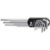 BGS 777 | Serie di chiavi ad angolo | extra lunghe | profilo a TS (per Torx Plus) TS10 - TS50 | 9 pz.