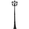Poliplast Palo 3 Lanterne Nero Loretta