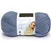 Lion Brand Yarn 674-108 Touch of Alpaca Yarn, Dusty Blue, miscela acrilica, una matassa