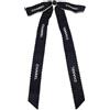 CHANEL Pre-Owned - Papillon con ricamo anni '90-2000 - Donna - raso - Taglia unica - Nero
