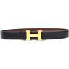 Hermès Pre-Owned - Cintura Constance reversibile 2000 - Donna - pelle di vitello - Taglia unica - Nero