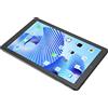 AMONIDA Tablet Grigio, Doppia Fotocamera 4 GB RAM 64 GB ROM Tablet da Lettura da 10,1 Pollici 5G WiFi per Lavoro (Spina UE)