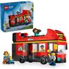 Lego 60407 Lego City Autobus turistico rosso a due piani