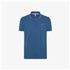 SUN68 - POLO SMALL STRIPE ON COLLAR AVIO