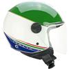 CGM Casco jet CGM 167 Flo Italia con Visiera Lunga tg. XS - CGM 167IALA14XS