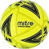 Mitre Ultimatch Pallone da calcio indoor, indeformabile, giallo/nero, 4