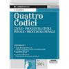 Edizioni Simone Quattro codici: Civile-Procedura civile-Penale-Procedura penale. Con QR Code