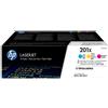 Hp - Confezione 3 Toner originale - 201X - C/M/Y - CF253XM - 2.300 pag cad CF253XM