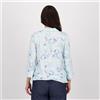 Cuddl Duds Camicia in cotone e viscosa fantasia a maniche lunghe