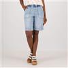Isaac Mizrahi Live! Isaac Mizrahi Live Pantaloni bermuda in denim stretch con elastico dietro
