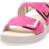 Vitaform Sandali in pelle scamosciata con fasce regolabili con velcro