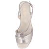 Soffice Sogno Sandali in pelle laminata con zeppa 7 cm