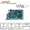 AMC VITA 24 - Centrale VITA24 -IBRIDA 8/24 zone cablate - 64 zone radio-LAN