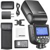 Godox V860III-C E-TTL Flash speedlite per fotocamera, 1/8000s, 2.4G, GN60 HSS, con batteria ricaricabile, 450 piena potenza, compatibile con Canon EOS Kamera (V860III-C)