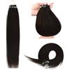 YANTAISIYU Extension Microring Capelli micro loop extension capelli 50g Extension Capelli Veri Microring (35cm #2 marrone scuro)
