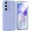 ARRYNN Custodia per Samsung Galaxy A55 5G (6.6) Cover + Pellicola Protettiva Vetro Temperato,Liquid Silicone TPU Case Cover per Samsung Galaxy A55 5G - Viola2