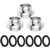 CNYMANY 3 Pezzi Corredo Dell'Adattatore Del Rubinetto, CNYMANY Maschio M22mm a Maschio M16mm Kit adattatore per aeratore da cucina adattatore per rubinetto del lavandino Tubo standard per filtro dell'acqua