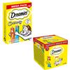 Dreamies Prezzo speciale! 24 x Catisfactions Snack per gatto - 12 x 10 g Dreamies Creamy Pollo & Salmone + 12 x 60 g Mixbox