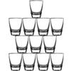 ACONDE 12 PCS Bicchierini da Liquore, 35ml/3cl Bicchierini Shot a Base Spessa, Piccoli Bicchieri in Vetro, Lavabili in Lavastoviglie, Bicchieri Amaro, per Tequila Whisky, Gin, Vodka