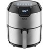 Tefal EY401D Friggitrice ad aria calda Easy Fry Deluxe XL | Air Fryer | 1500 W | 4,2 L per 6 porzioni | 8 programmi automatici | Display digitale | risparmio energetico | friggitrice sana senza olio |