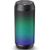 ELEHOT-Store Cassa Bluetooth Altoparlante Speaker Portatili Vero Stereo Wireless Hi-Fi Bassi Potenti Luce LED Wireless Micro SD Chiamata Vivavoce Microfono Incorporato Batteria USB