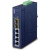 PLANET Switch di rete PLANET Industrial L2/L4 4-Port Gestito Gigabit Ethernet [10/100/1000] Blu (Industrial - 10/100/1000T + 2-Port 100/1000X SFP Managed 4-Port, Managed, L2/L4, Warranty: 60M) [IGS-4215-4T2S]