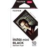 instax Fujifilm instax mini Film Pellicola Istantanea per Fotocamere Black, Formato 46x62 mm, Confezione da 10 Foto