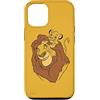 Disney Il Re Leone Simba e Mufasa Padre e Figlio Custodia per iPhone 12/12 Pro