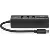 Nedis Hub USB | 1 x USB-C™ | 3 x USB A femmina | 5 porte (s) | USB 3.2 Gen 1 | Alimentazione tramite USB | 5 Gbps | SD & MicroSD