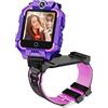 ele ELEOPTION 4G Smart Watch per Bambini, Smart Watch GPS con Doppia Fotocamera a 360°, Videochiamata WiFi, Contapassi SOS, Impermeabile IP67, Smart Watch per Ragazze e Ragazzi