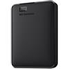 WD 6TB Elements Hard Disk Esterno Portatile HDD portatile USB 3.0, Plug-and-play, formatto per Windows, Nero